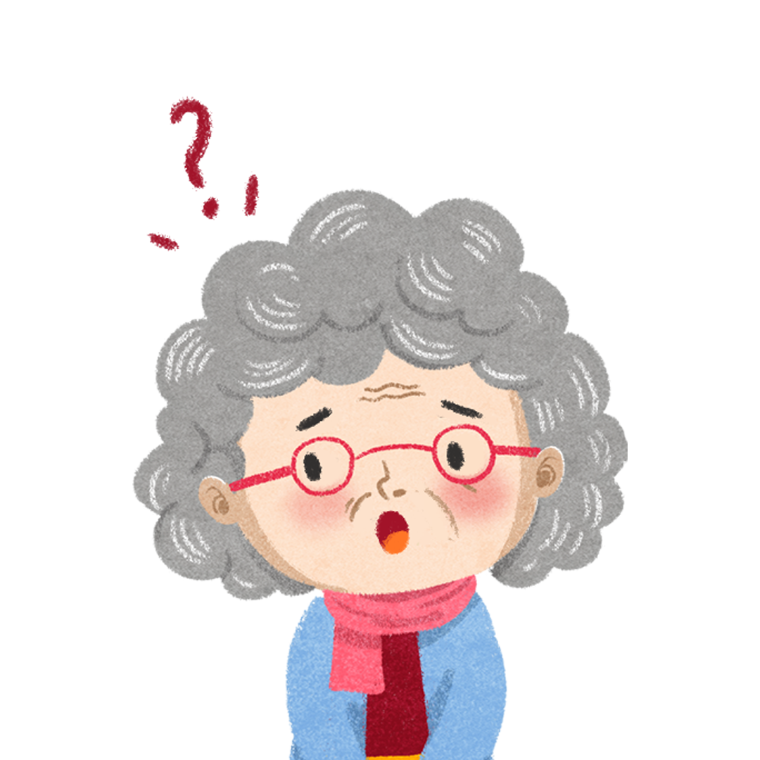 nenek bingung